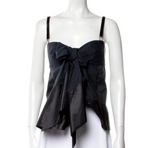 Kaufmanfranco Tank Top Front Tie/Bow